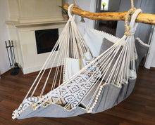 Load image into Gallery viewer, Hammock chair white/light gray