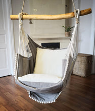 Load image into Gallery viewer, Hammock chair white/light gray
