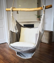 Load image into Gallery viewer, Hammock chair white/light gray