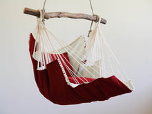 Load image into Gallery viewer, Hammock chair red/white