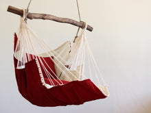 Load image into Gallery viewer, Hammock chair red/white