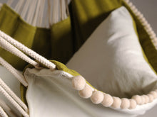 Load image into Gallery viewer, Hammock chair green/white