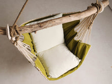Load image into Gallery viewer, Hammock chair green/white