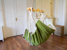Load image into Gallery viewer, Hammock chair green/white