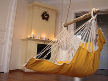 Load image into Gallery viewer, Hammock chair - yellow & white