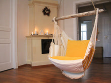 Load image into Gallery viewer, Hammock chair - yellow & white