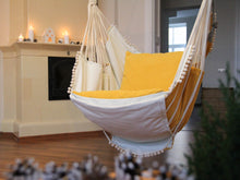 Load image into Gallery viewer, Hammock chair - yellow & white