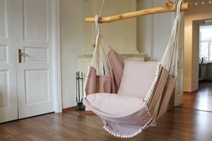 Hammock chair light pink